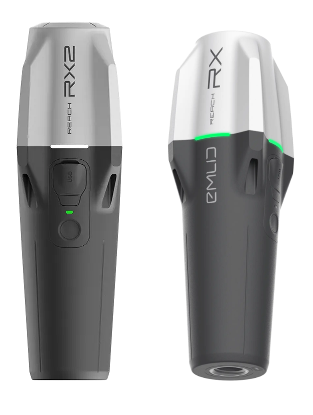 Premium stöder Emlid Reach RX/RX2 GNSS som ger centimeternoggrannhet på trädets position. Enheten ansluts via Bluetooth och kräver korrektionssignaler från internet för högsta noggrannhet.